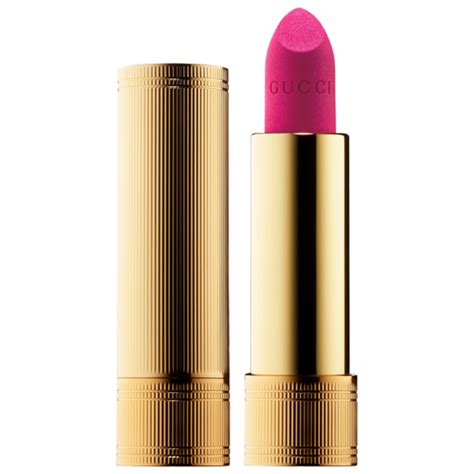 Gucci Beauty Vantine Fuchsia (402) Matte Lipstick Review